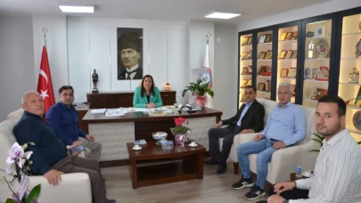 Gümüşhacıköy TSO, Özyol'u Makamında Ziyaret Etti