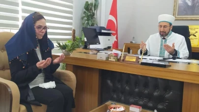 HOLLANDA'LI GELİN MERZİFON'DA MÜSLÜMAN OLDU