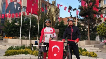 MERZİFON’DAN SAMSUN’A PEDAL ÇEVİRDİLER