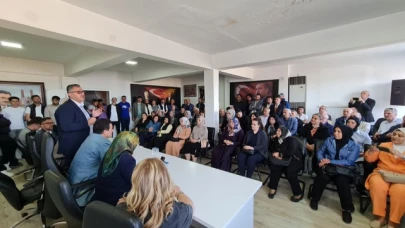 MERZİFON İLÇE TEŞKİLATINI ZİYARET ETTİLER