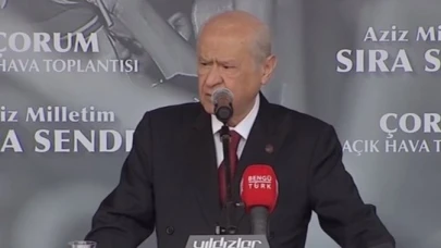 MHP GENEL BAŞKANI BAHÇELİ ÇORUM’DAN SESLENDİ