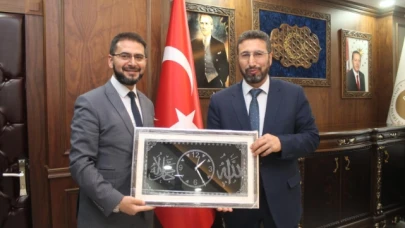 MÜFTÜ PEHLİVAN VEDA ZİYARETLERİNE DEVAM EDİYOR