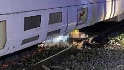 TRENİN ÇARPTIĞI KİŞİ ÖLDÜ