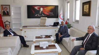 Türkmen, İl Sağlık Müdürünü Ziyaret Etti