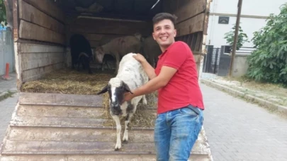 2 köyde kurban dağıtımı yaptılar