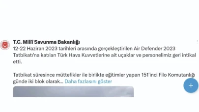 Air Defender tatbikatı tamamlandı