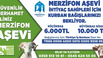 AŞEVİ BU YILDA BAĞIŞLARINIZI BEKLİYOR
