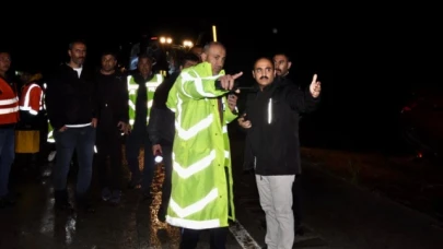 ÇALIŞMALARI YERİNDE İNCELEDİ