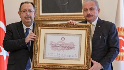 CUMHURBAŞKANI ERDOĞAN'IN MAZBATASI MECLİS'TE