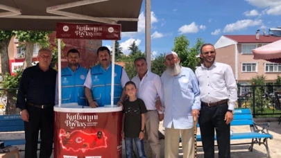 Gümüşhacıköy'de Kurban Bağış Standı Açıldı