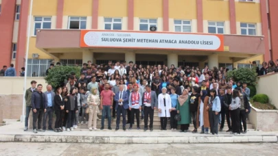 KARDEŞ OKUL PROJESİ KAPSAMINDA SULUOVA’YA GELDİLER
