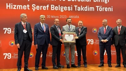 KIRLANGIÇ'A HİZMET ŞEREF BELGESİ VERİLDİ 