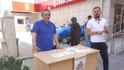 KKKA HASTALIĞINA KARŞI HALKI BİLGİLENDİRDİLER