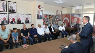Merzifon Chp İlçe Yönetimi Bayramlaşma Programı Düzenledi