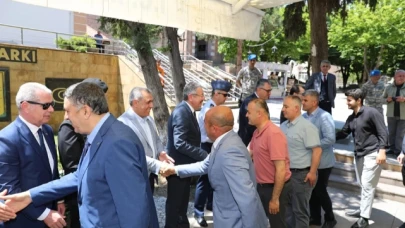Merzifon'da Bayramlaşma Töreni Gerçekleşti