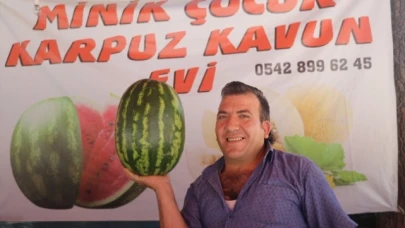 Merzifon'un neşeli karpuzcusu