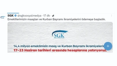 ÖDEMELER BAŞLADI