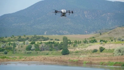 OSMANCIK'TA ÇELTİK EKİMİNDE MALİYET DRONLA DÜŞÜRÜLÜYOR
