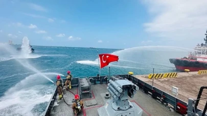 TCG ANADOLU'NUN AKSAZ'DAKİ İLK EĞİTİM GÖRÜNTÜLERİ PAYLAŞILDI