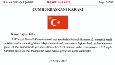 GAYRİMENKULLER  NOTER'DE!