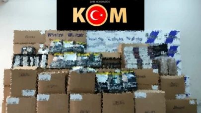 390 Bin Makaron ve Tütün Ele Geçirildi