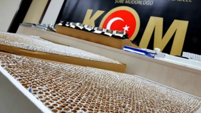 49 bin adet makaron sigara ele geçirdi.