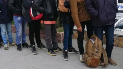 Amasya'da 13 düzensiz göçmen yakalandı