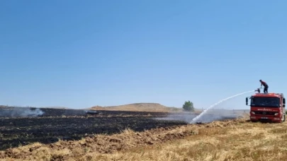 Amasya'da Anız Yakması Nedeniyle Çıkan Yangın Söndürüldü!