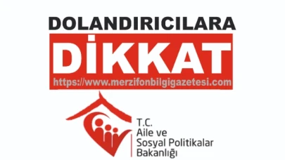Bakanlık Uyardı!