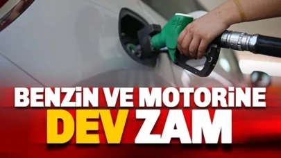 Benzin ve motorine yaklaşık 7 lira zam geldi