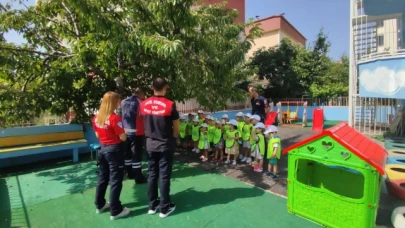 Bilgi Montessori'den Miniklere Yangın İle Mücadele Eğitimi
