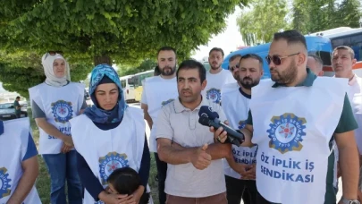 Çorum'da İşten Çıkarılan İşçiler Eylem Başlattı