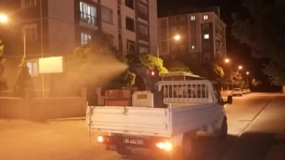 Ekipler haşerelere karşı mücadele ediyor