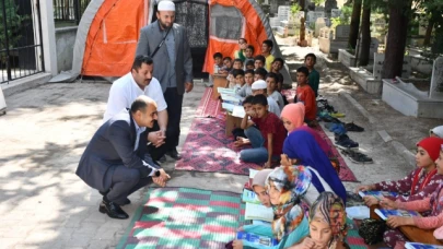 Kaymakam  Altınöz,  Kuran Kurslarını ziyaret etti.