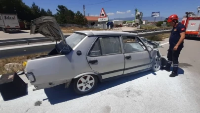 Merzifon'da meydana gelen kazada 3 kişi yaralandı