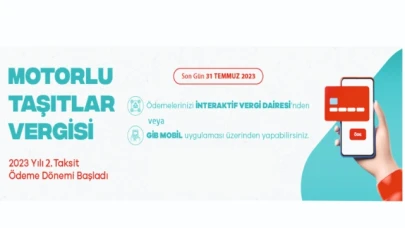 Motorlu Taşıtlar Vergisi 2. Taksit Ödemeleri Başladı