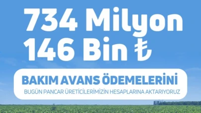 Pancar bakım avans ücretleri hesaplara aktarılıyor