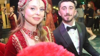 Polonya'lı Geline Taşova'da Türk Usülü Düğün