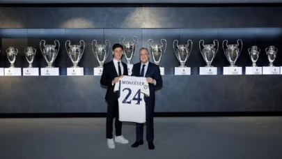 Real Madrid, yeni transferi Arda Güler'i tanıttı