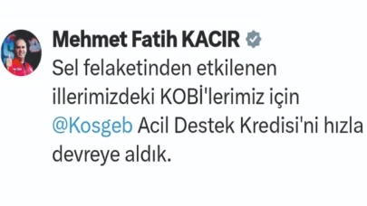Selden etkilenen KOBİ'lere 300 bin lira kredi