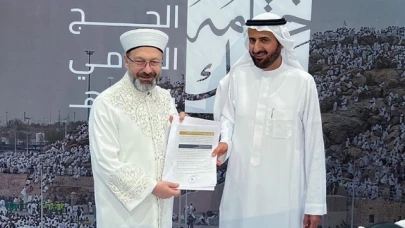 Suudi Arabistan Hac ve Umre Bakanlığından Diyanet İşleri Başkanlığına ödül