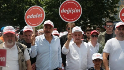 Tanju Özcan, "Adalet ve Değişim Yürüyüşü"ne başladı