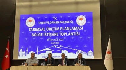 Tarımsal Üretim Planlaması İstişare Toplantısı Düzenlendi