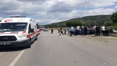 Taşova'da Otomobil Devrildi: 1 Yaralı!