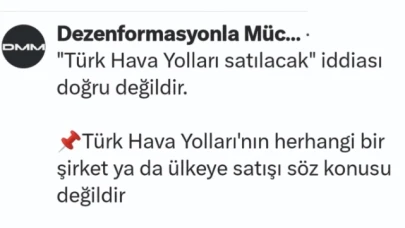 "THY'nin satışı söz konusu değildir"