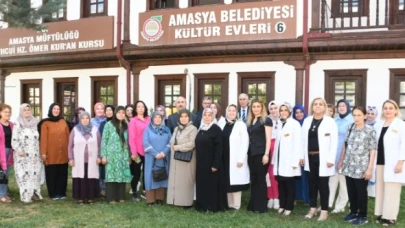 Usta öğretici ve kursiyerlerin taleplerini dinledi