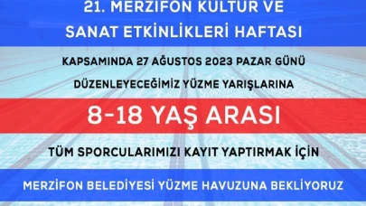 Yüzme Yarışı Kayıtları Başladı