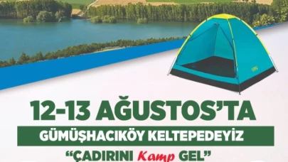 'Çadırını "kamp" Gel'