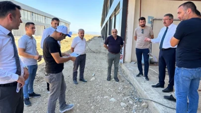 Çalışmaları yerinde inceledi