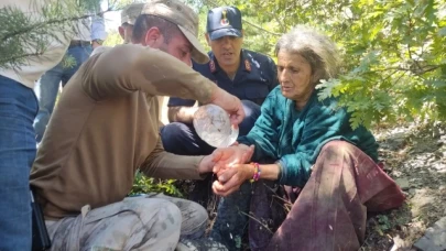 Çilek toplarken kaybolan kadın 21 saat sonra bulundu